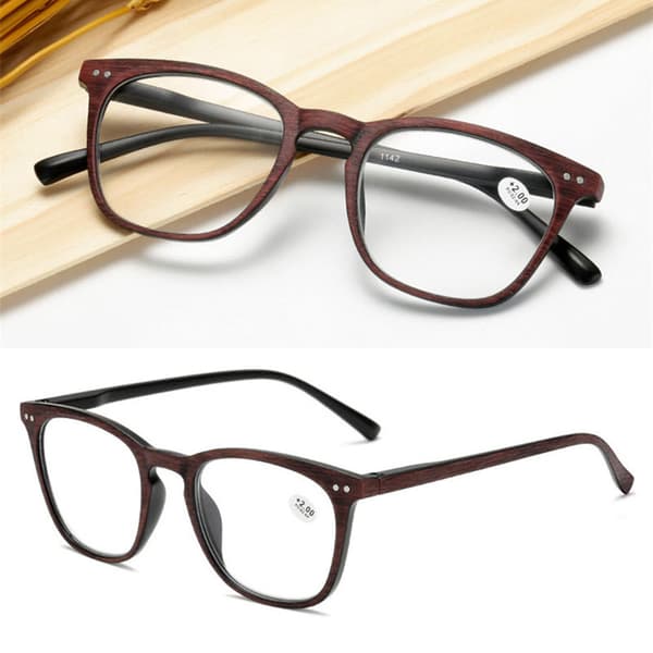Eleganta Läsglasögon med Styrka UNISEX Röd Röd, +1,5
