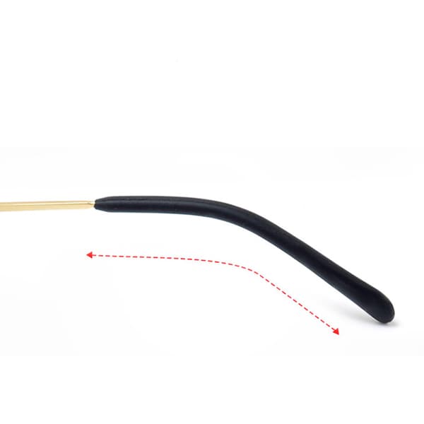 1-Par Mjuka Anti-Slip Glasögonkrokar (silikon)