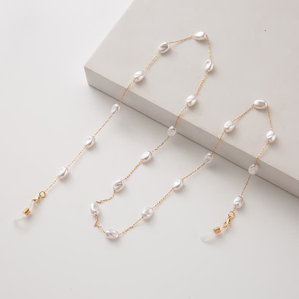 Elegant Pärlor Glasögonsnöre (Senilsnöre) Twisted Pearl
