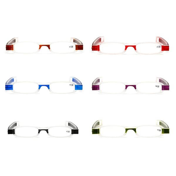 Bekväma Tunna Läsglasögon med Styrka (+1.0 - +4.0) UNISEX