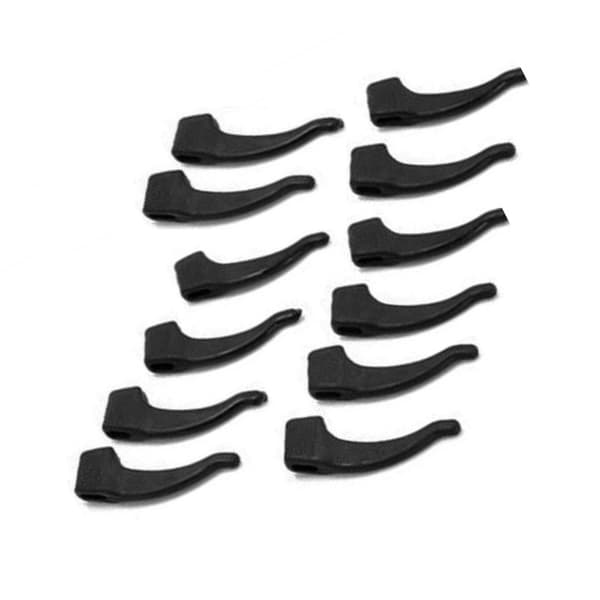 INF Anti-slip silikone brilleholder 12-par Sort