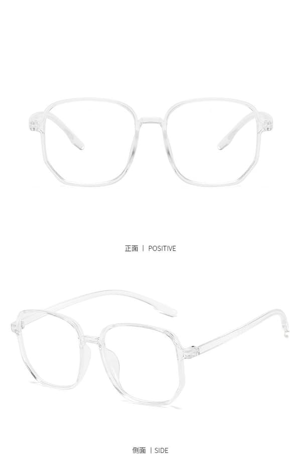 Bluelight Anti blåljus datorglasögon - Transparent fashionmodell