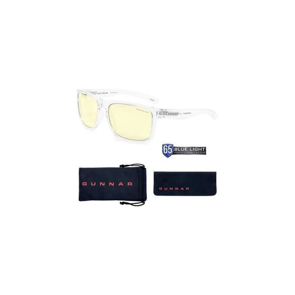 Blåljusblockerande Glasögon - GUNNAR - Intercept Crystal - Färg Crystal - Unisex - Vuxen