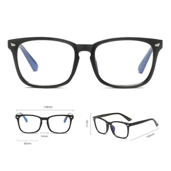 Skyddsglasögon - SHOP-STORY - Anti Blue Light - Unisex - Svart - 1 års garanti