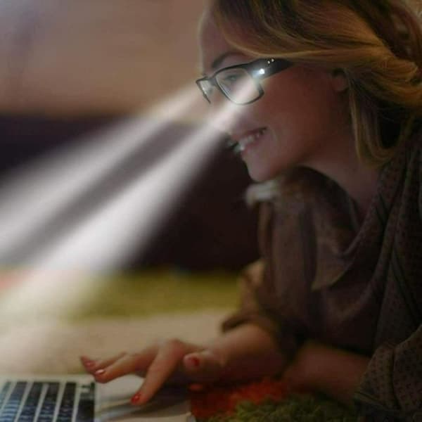 Läsglasögon LED Caremaxx MAVURA - Svart - Inramad - Vuxen - Trendig - Unisex