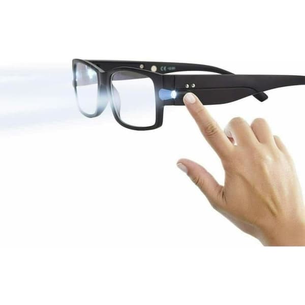 Läsglasögon LED Caremaxx MAVURA - Svart - Inramad - Vuxen - Trendig - Unisex