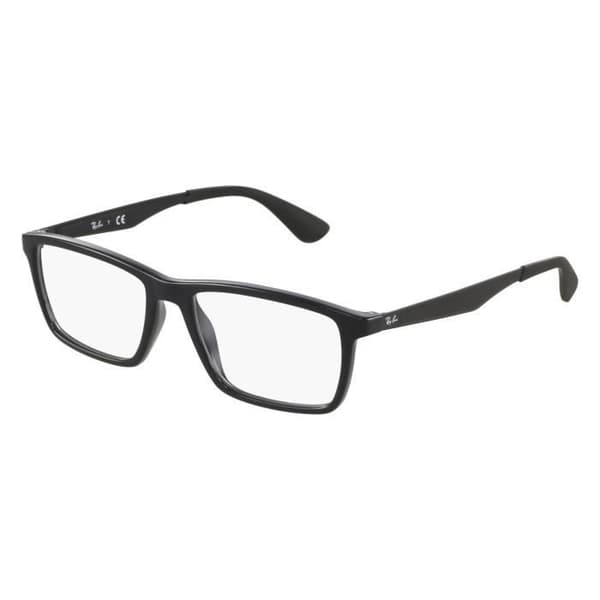 Glasögon - Ray Ban - RX7056 -2000 - Acetat - Glänsande svarta - Mattsvart