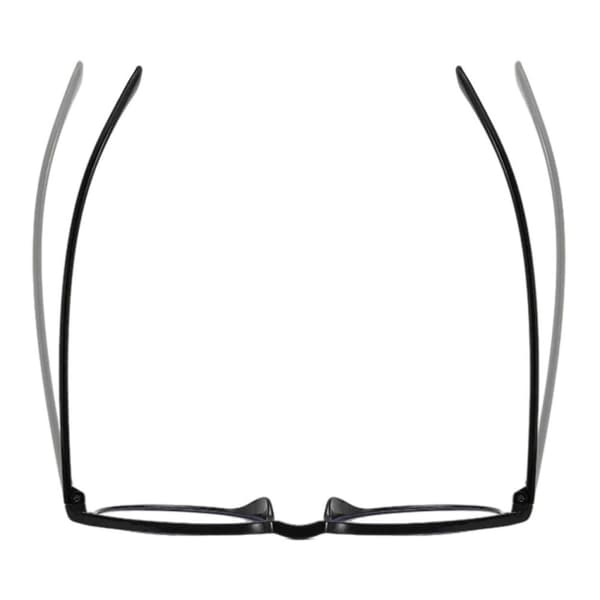 Runda Enkla Minimalistiska Läsglasögon [Välj Styrka] Svart