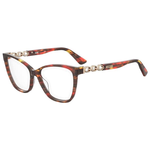Moschino Mos588-93w Kvinde Med Briller Gylden