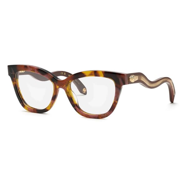 Roberto Cavalli Vrc072 Kvinna Med Glasögon Brun