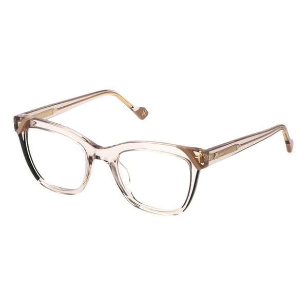 Yalea Vya141 Kvinde Med Briller Beige