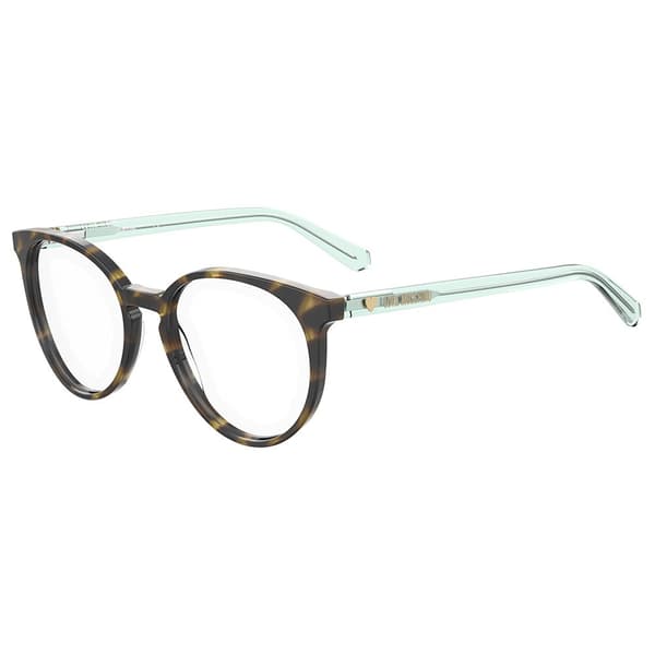 Love Moschino Mol565-086 Nainen Silmälasit Kultainen