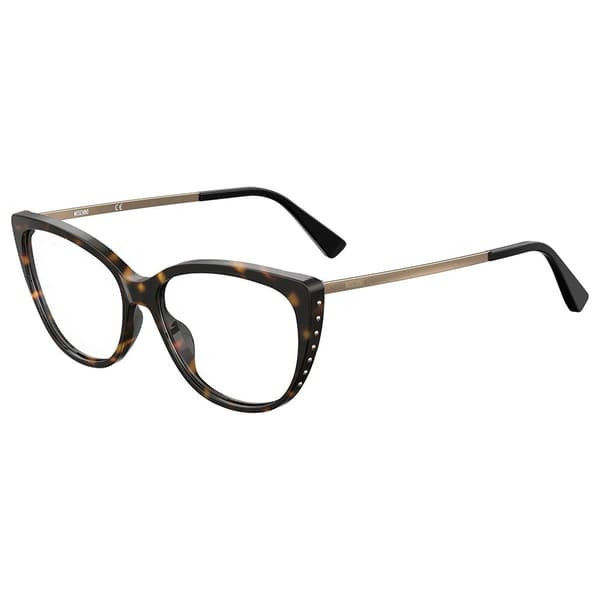 Moschino Mos571-086 Kvinna Med Glasögon Guld
