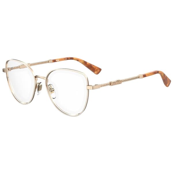 Moschino Mos601-ijs Kvinna Med Glasögon Guld