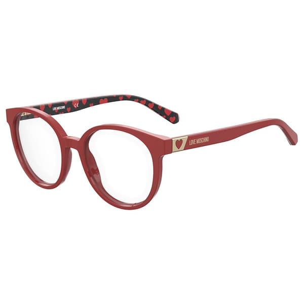 Love Moschino Mol584-c9a Kvinna Med Glasögon Röd