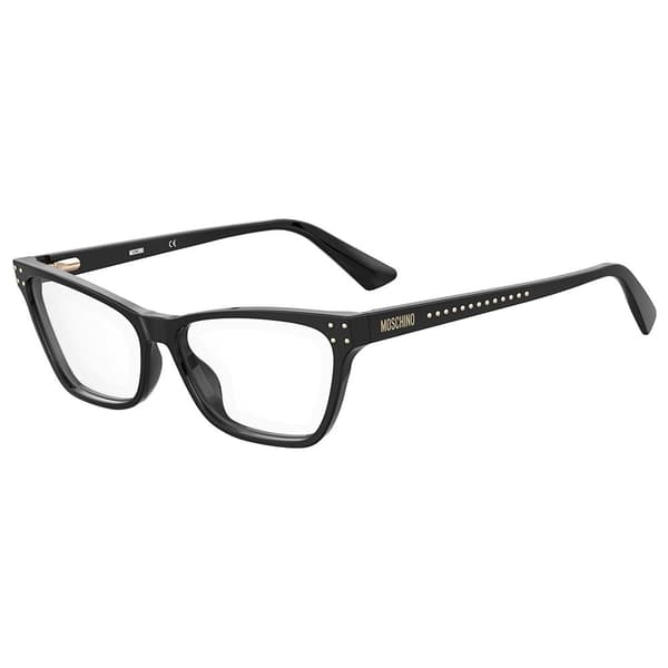 Moschino Mos581-807 Kvinna Med Glasögon Svart