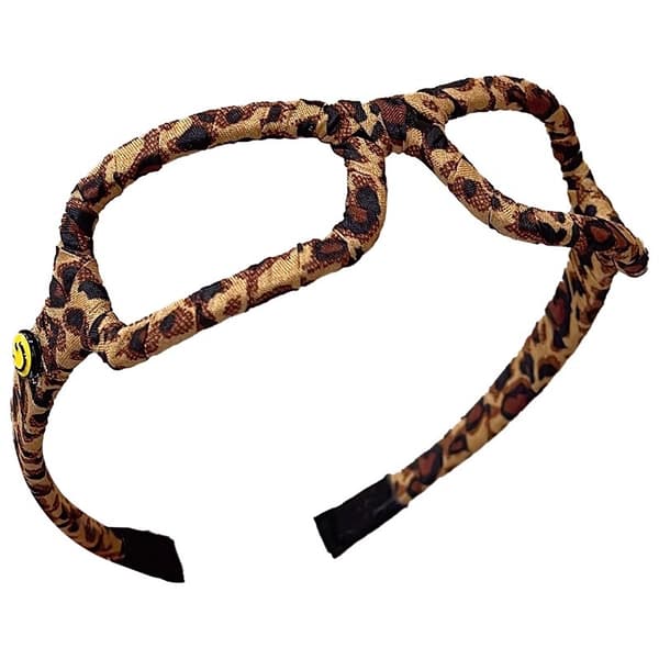INF Pandebånd til briller med leopardprint