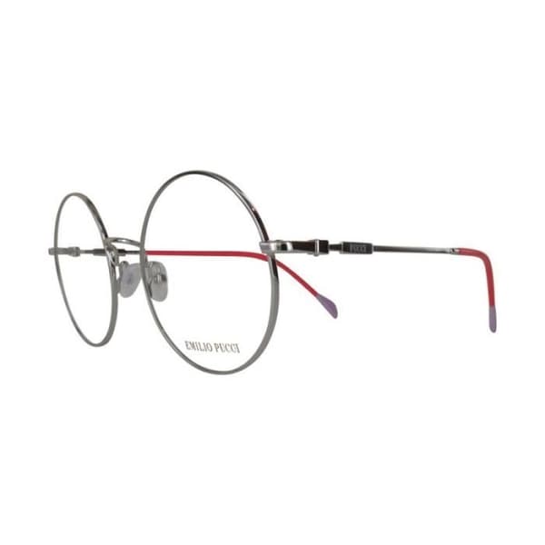 Synoptiska glasögon - EMILIO PUCCI - EP5088-016-51 - Metall - Silver - Storlek 51mm