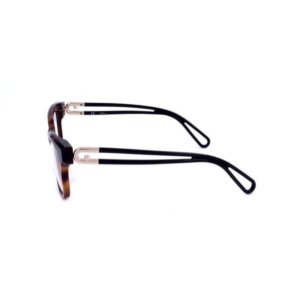 Glasögon Furla VFU438 53/17/140 0752 SHINY DARK HAVANA ACETATE KVINNA PÄLSBÅG VFU438 0752 53 17 140