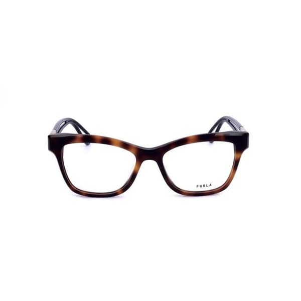Glasögon Furla VFU438 53/17/140 0752 SHINY DARK HAVANA ACETATE KVINNA PÄLSBÅG VFU438 0752 53 17 140