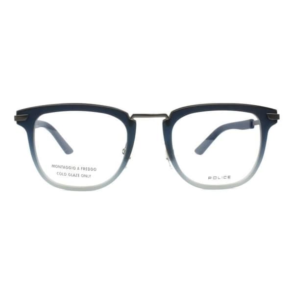 Glasögon - Polis - VPL-566 Halo - Metall - Plast - Smoke blue, Matt gunmetal