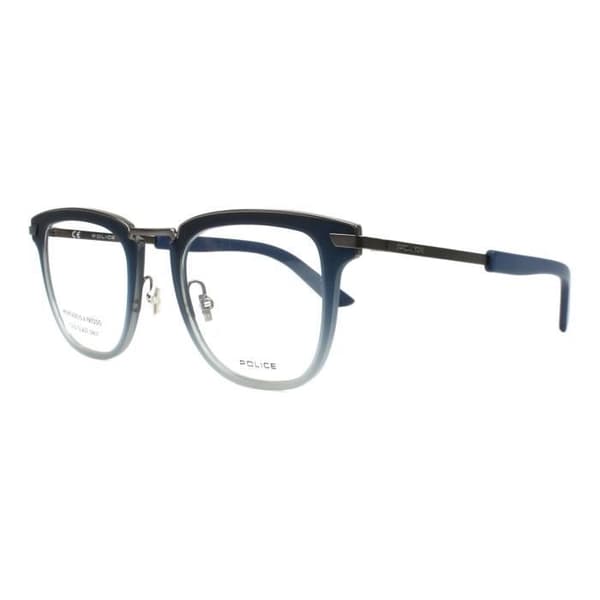 Glasögon - Polis - VPL-566 Halo - Metall - Plast - Smoke blue, Matt gunmetal