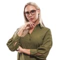 Miniatyrbild 4 av 4: Unisex' Spectacle frame Lozza VL4146 520L95