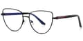Miniatyrbild 8 av 9: BV96 Elegant Metal Frames / Elegant Metal Frames Bentivolio BV96-5 glasögonbåge