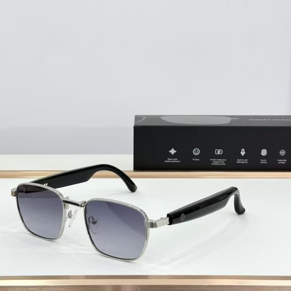 INF Älykkäät Bluetooth-lasit HY-1003: Ääni ja kuva yhdessä Hopea