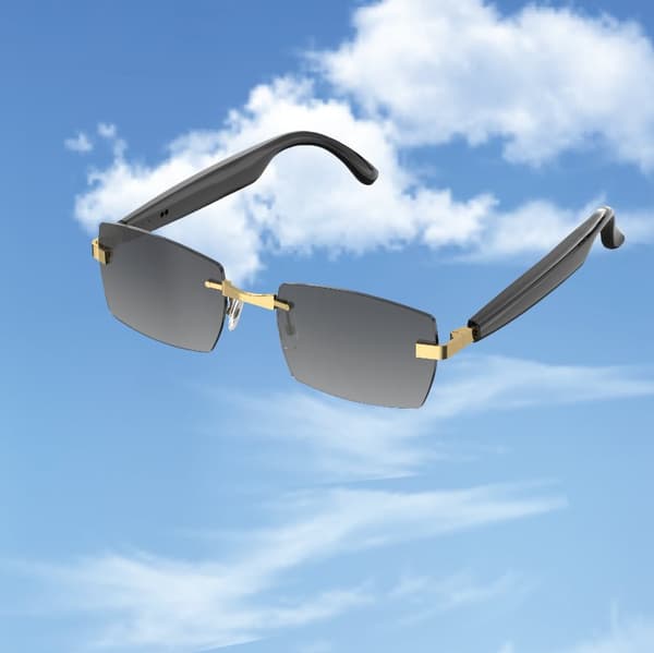 INF Smarte Bluetooth-briller HY-1006 - Lyd- og visuel oplevelse Guld