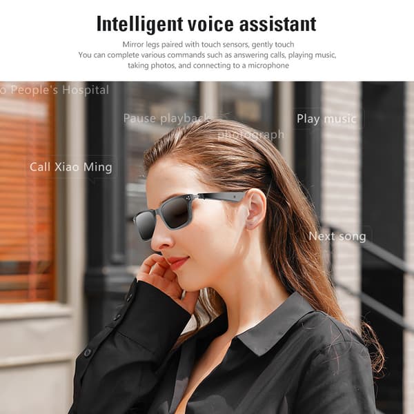 INF YJ009 Bluetooth Solbriller: Trådløs Lyd & Håndfri