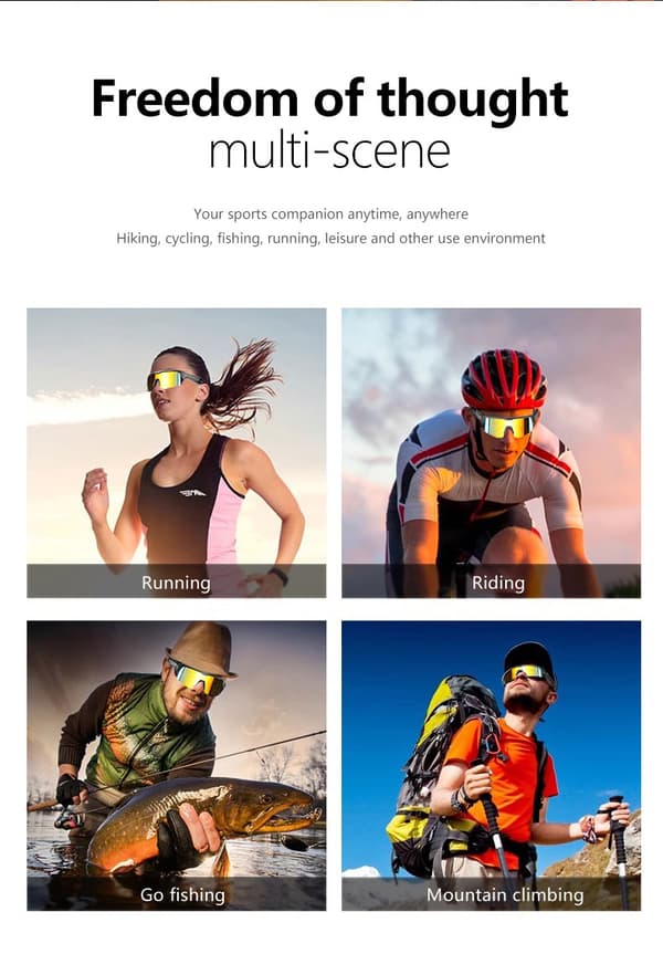 INF Sports Bluetooth-solbriller: Sykling, løping og mer