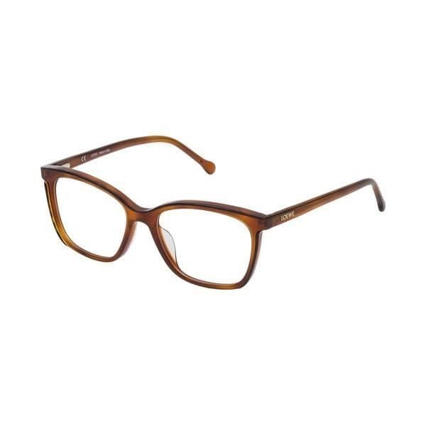 Glasögonbågar - Loewe - VLWA05M510ADP - Brun - Plast - Ograderade linser