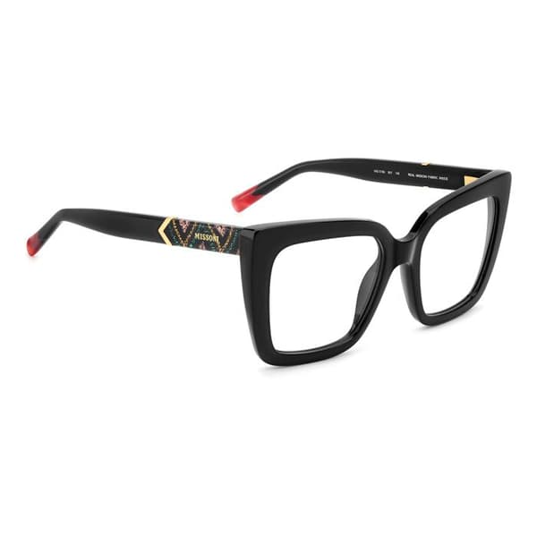 Läsglasögon MISSONI MIS 0189 53/19/145 807 SVART ACETATFRAME KVINNA MISSONI MIS 0189 SVARTA Optiska bågar 53