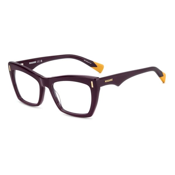 Läsglasögon MISSONI MIS 0207 53/17/145 0T7 PLUM Acetatramar KVINNA MISSONI MIS 0207 PLUM Optiska ramar 53