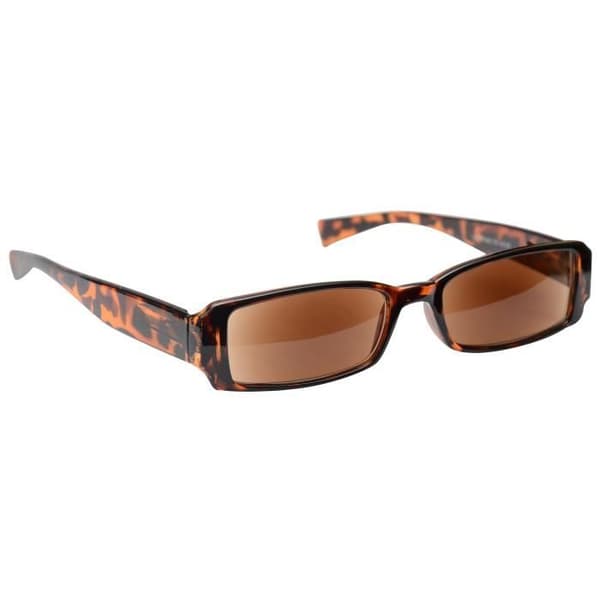 UV400 Solar Läsglasögon - UV-läsare - Brun - Dioptri +1,00 - Kvinnor Män Unisex