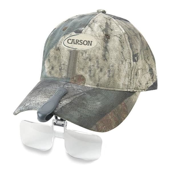 Carson VisorMag förstoringsglas för hattar, 1,75x