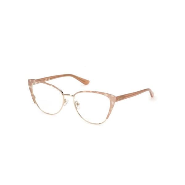 Lunettar för syn Guess GU50121 55/16/145 059 matt beige METALLRAMAR DAM Guess GU50121 matt beige Glasögon 55 16 145