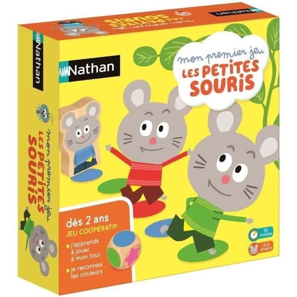 NATHAN - Little Mice My First Game - Brädspel