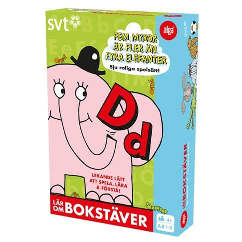Alga - Fem myror, lära bokstäver