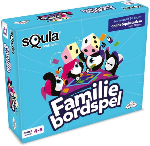 Squla familie brætspil 31,5 x 8,5 x 26 cm pap