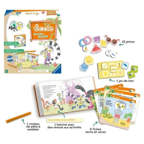 Läs och lek med Maki - Skola - Pedagogiska spel - 00022356