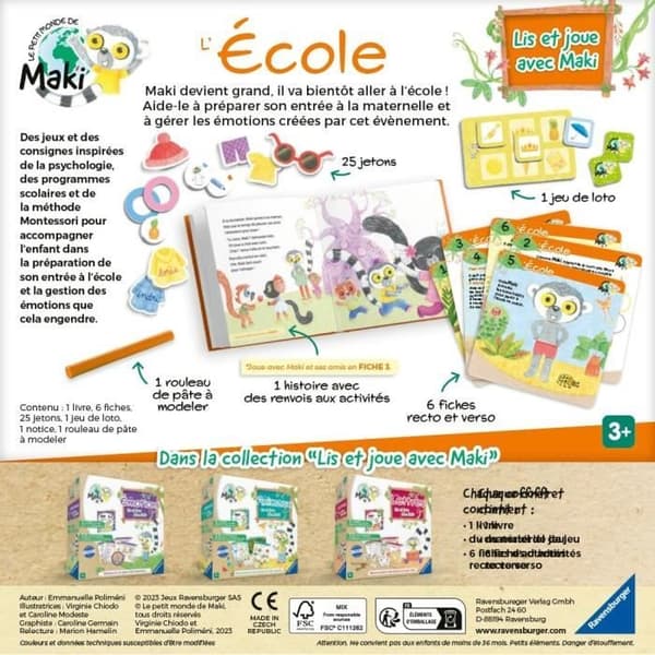 Läs och lek med Maki - Skola - Pedagogiska spel - 00022356