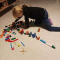 Miniatyrbild 8 av 11: Dominoset 360-delar / Dominobrickor - Domino