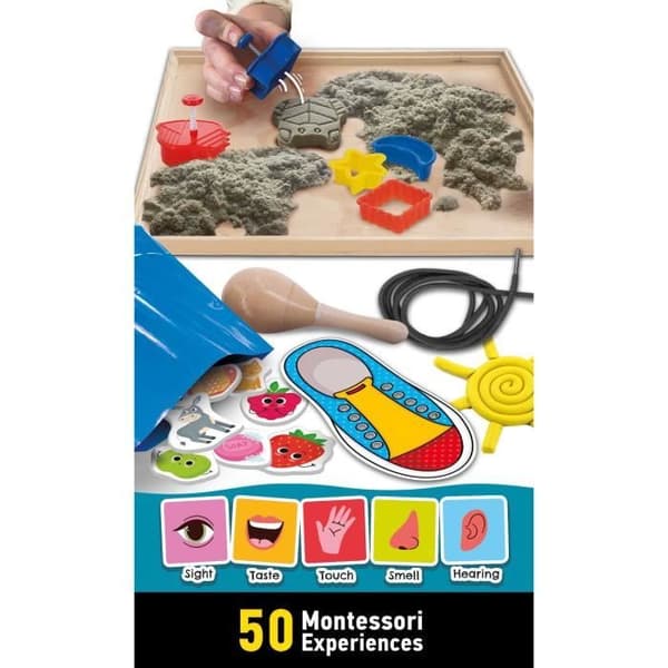 Vetenskapligt laboratorium med 50 aktiviteter - LISCIANI - Experimentera med Montessori