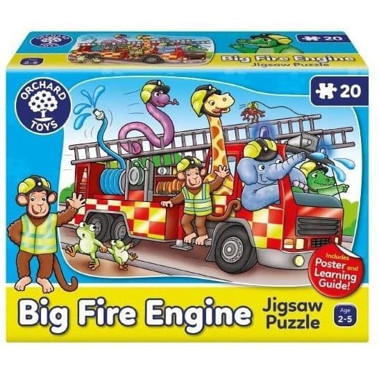 Big Fire Engine - Pussel - ORCHARD - 20 sid