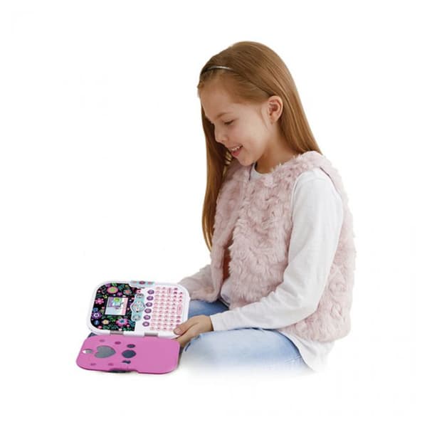 KidiSecrets elektroniska barnbokmodell selfiemusik 2.0 - Hemlig agenda - Rosa