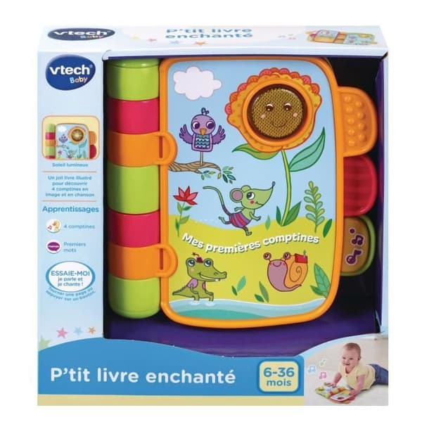 Interaktiv musikbok VTECH BABY - My First Nursery Rhymes - Upptäckt av 4 kända barnrim
