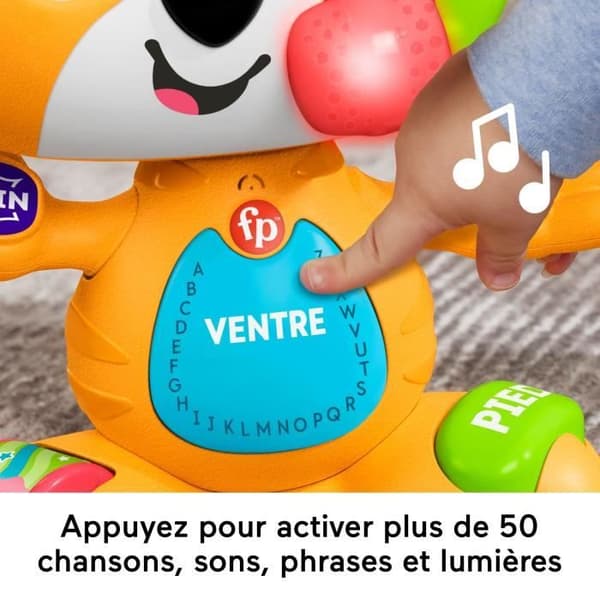 Fisher-Price-Link Squad Tiger Kroppsdelar-Musikalisk aktivitetsleksak HYL00