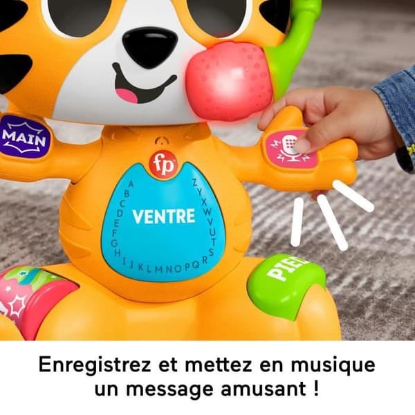 Fisher-Price-Link Squad Tiger Kroppsdelar-Musikalisk aktivitetsleksak HYL00